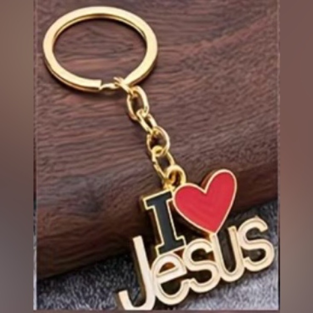 I Love Jesus Keychain - Picture 6 of 6